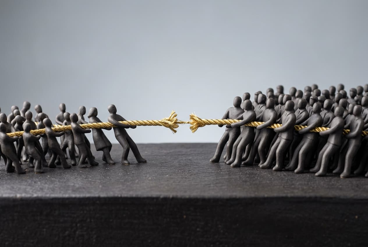 Retail and institutional traders competing for market control